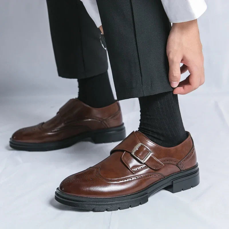 ZENOVA | Lucan Buckle Loafers