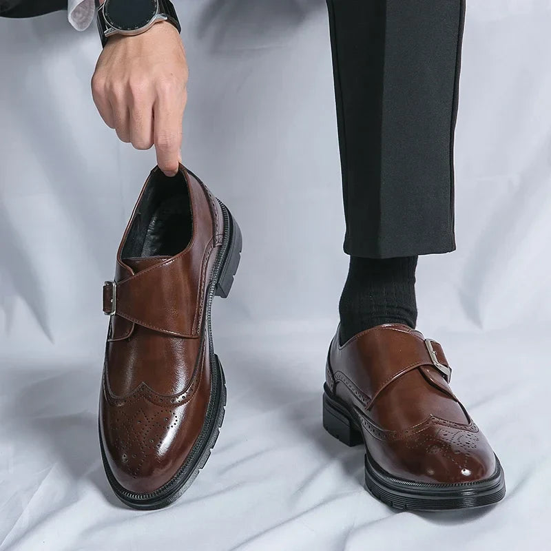 ZENOVA | Lucan Buckle Loafers