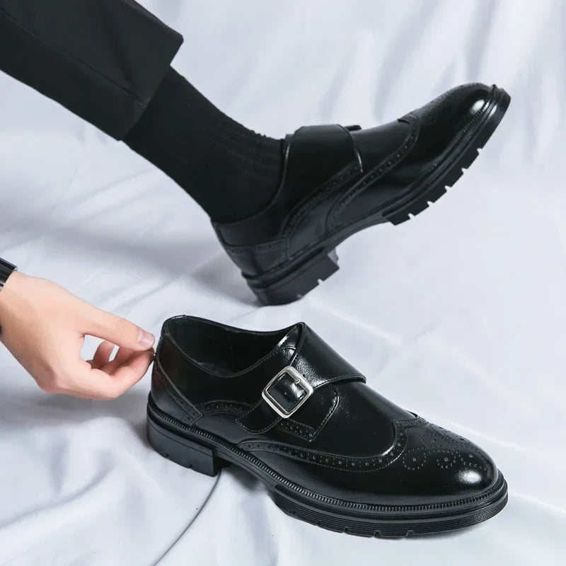 ZENOVA | Lucan Buckle Loafers