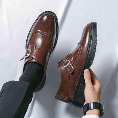 ZENOVA | Lucan Buckle Loafers